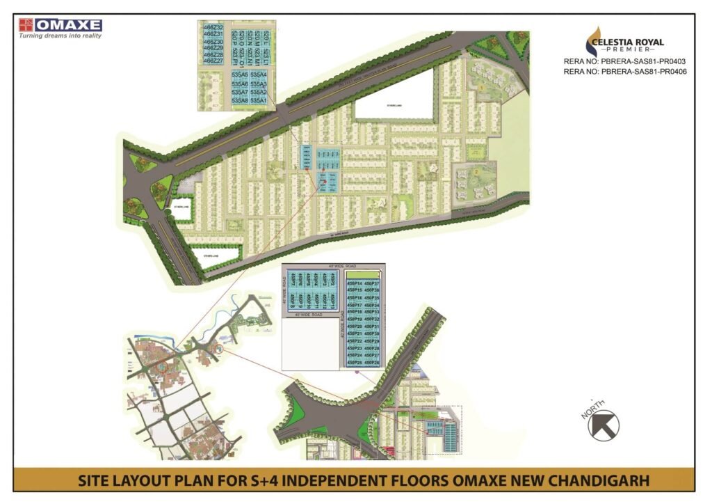 site plan Celestia Royal Premier